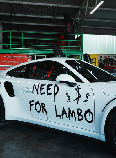 "Need $ for Lambo" Sticker Set - Full Car