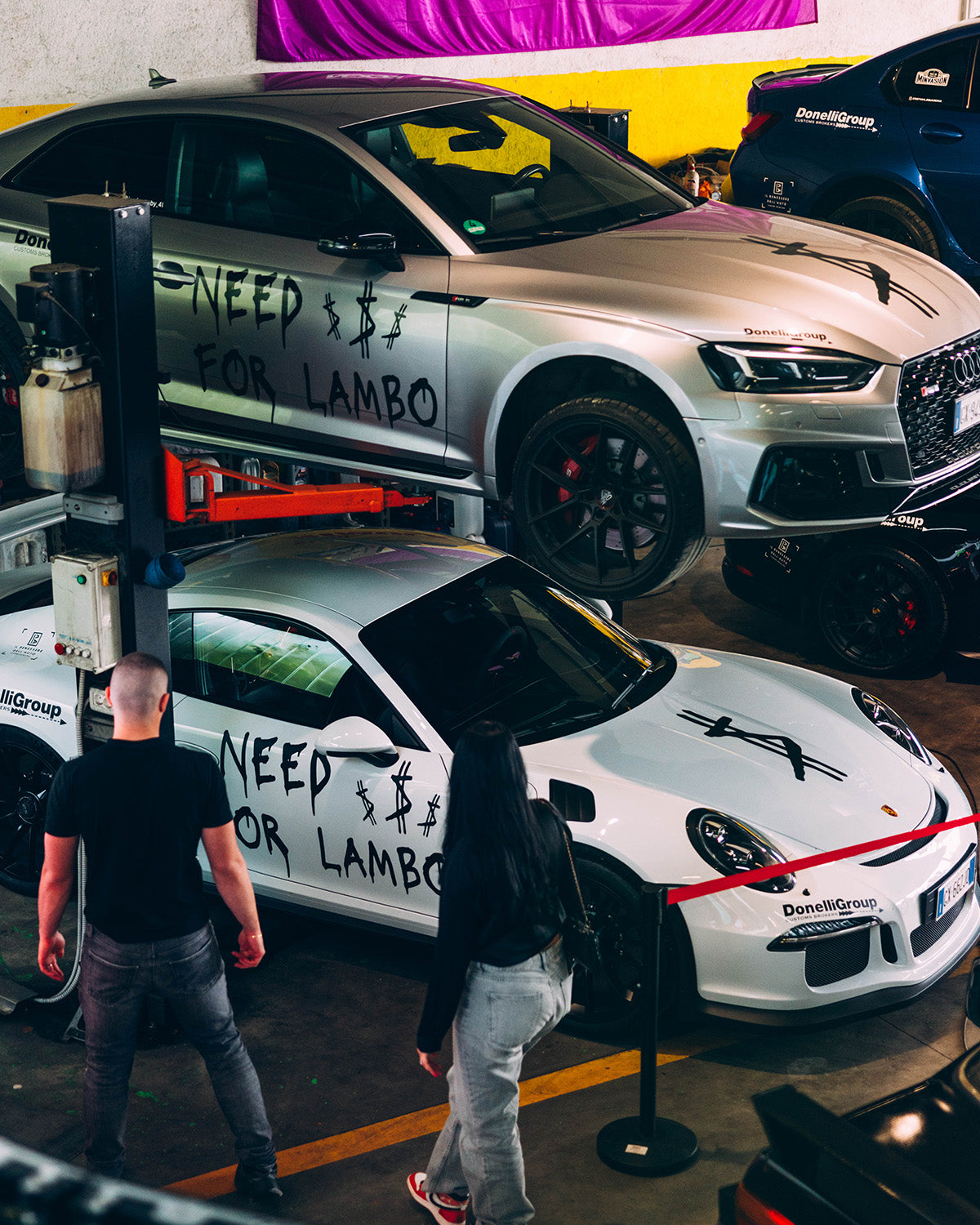 "Need $ for Lambo" Sticker Set - Full Car